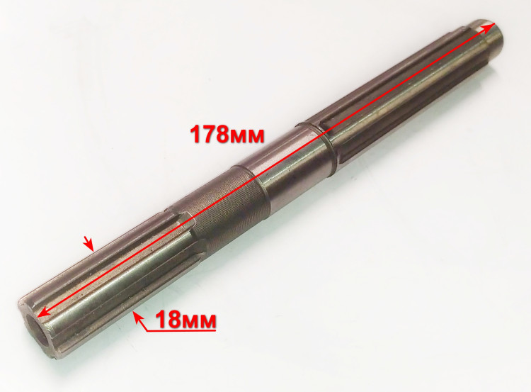 Вал приводной верхний для GMC-7.0(11),7.5(8)ZME,МК-7000(81)YAH,7000М(11)SEC,МК-7000(81)HUC для МК-7000 Huter YAH 70/5/2 <br>(Артикул: 61/60/285)