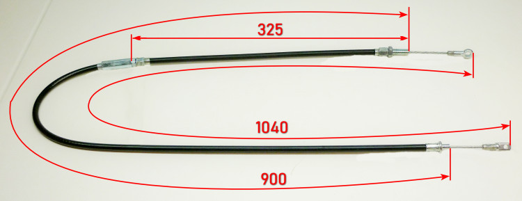 Тросик сцепления 1030х900мм для GMC-7.0(21) MEIC, МК-7000М(16), 7500(20) SEC для Управление MEI 70/5/19 <br>(Артикул: 61/60/787)